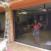 Double Garage Door Screen