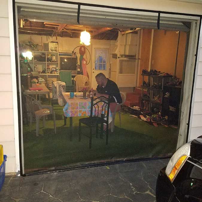 Single-Garage-Door-Screen