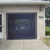 Client using garage door screen