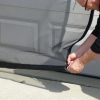 Garage door screen pouch