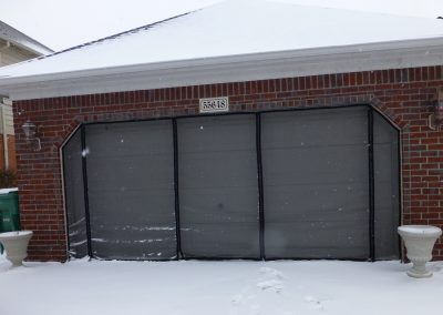 Garage door screens for all seasons