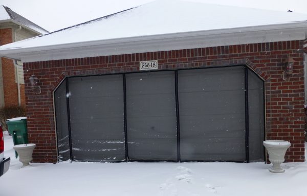 Garage door screens for all seasons