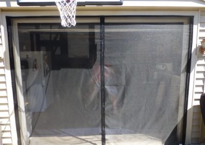 Screens for garage doors